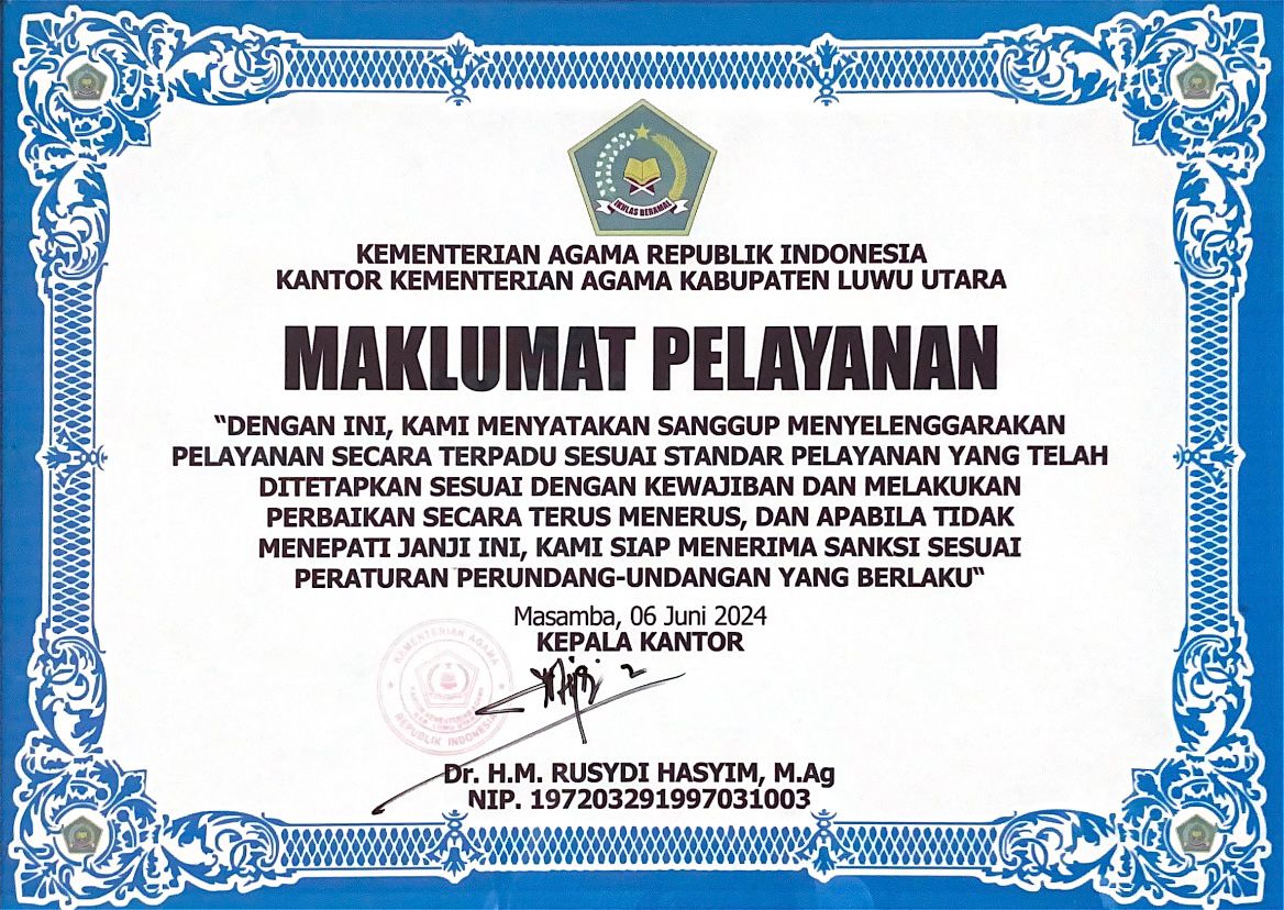 Maklumat Pelayanan